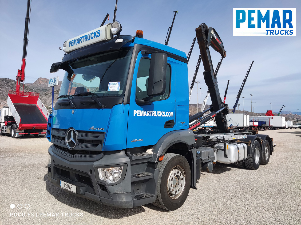MERCEDES-BENZ ANTOS 2546 6X2 MULTILIFT - Camion porte-conteneur/ Caisse mobile: photos 1 MERCEDES-BENZ ANTOS 2546 6X2 MULTILIFT - Camion porte-conteneur/ Caisse mobile: photos 1