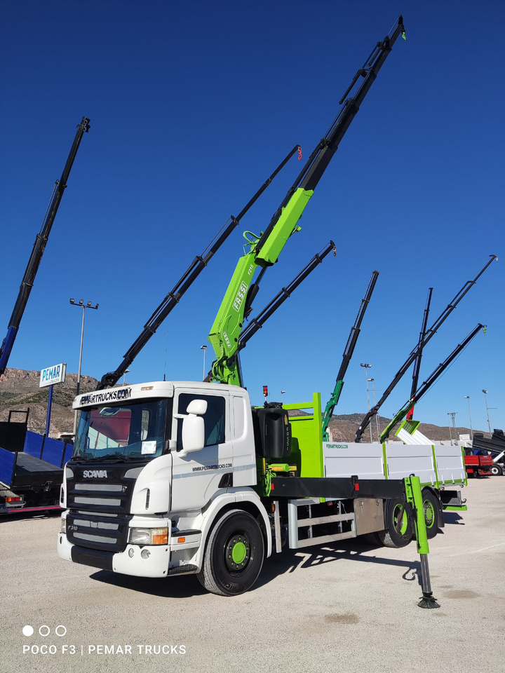 Camion grue SCANIA P 310 6X2 GRUA CAJA FIJA FASSI F 210: photos 35
