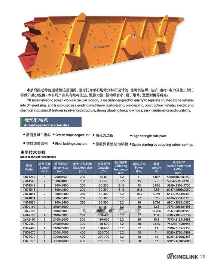 Crible neuf Kinglink 3YK2160 Sizer Machine: photos 11