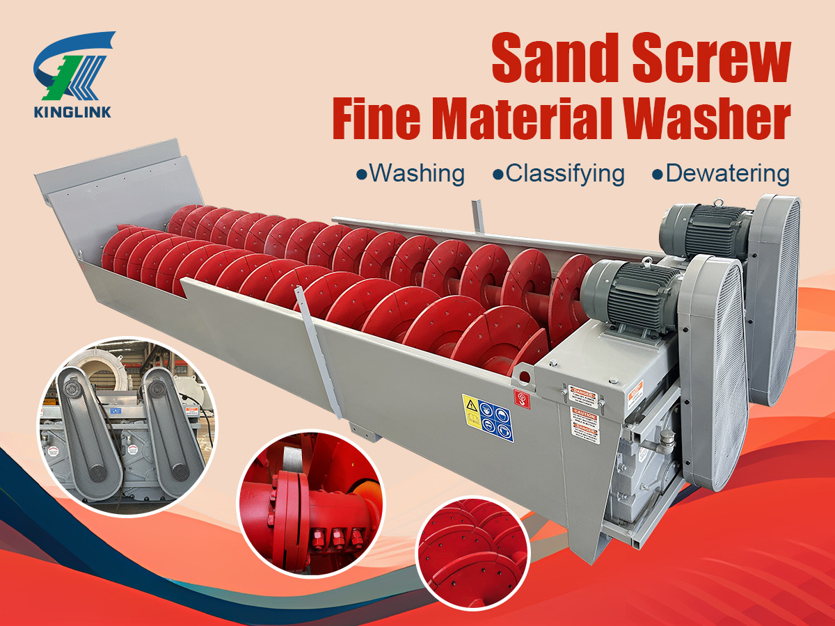 Kinglink Screw Sand Washer | 44'' x 32' Fine Material Washer - Concasseur: photos 1 Kinglink Screw Sand Washer | 44'' x 32' Fine Material Washer - Concasseur: photos 1