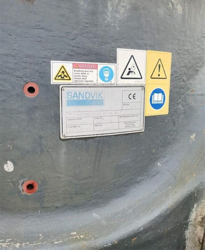 Sandvik CH660 - Concasseur à cône: photos 2 Sandvik CH660 - Concasseur à cône: photos 2