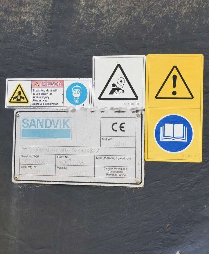 Sandvik CH660 Cone Crusher - Concasseur à cône: photos 3 Sandvik CH660 Cone Crusher - Concasseur à cône: photos 3