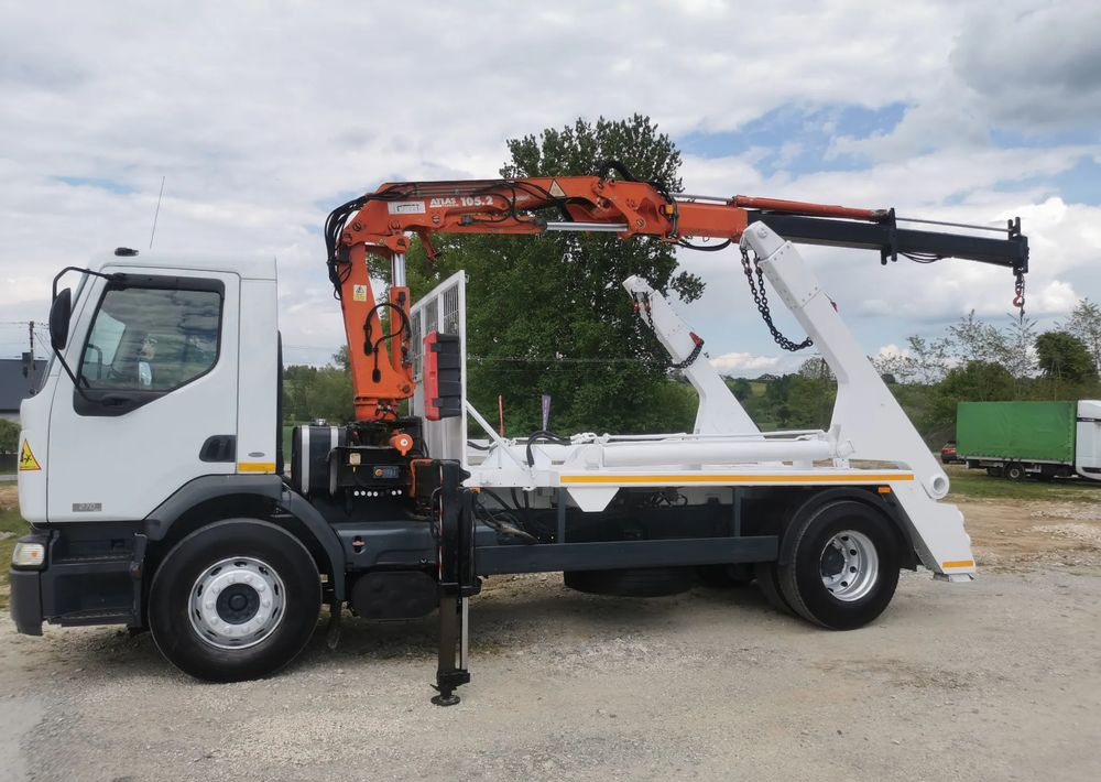 Renault Premium 270DCi + żuraw HDS Atlas 105.2 + Bramowiec MEILLER 12t Kontener - Camion multibenne: photos 5 Renault Premium 270DCi + żuraw HDS Atlas 105.2 + Bramowiec MEILLER 12t Kontener - Camion multibenne: photos 5