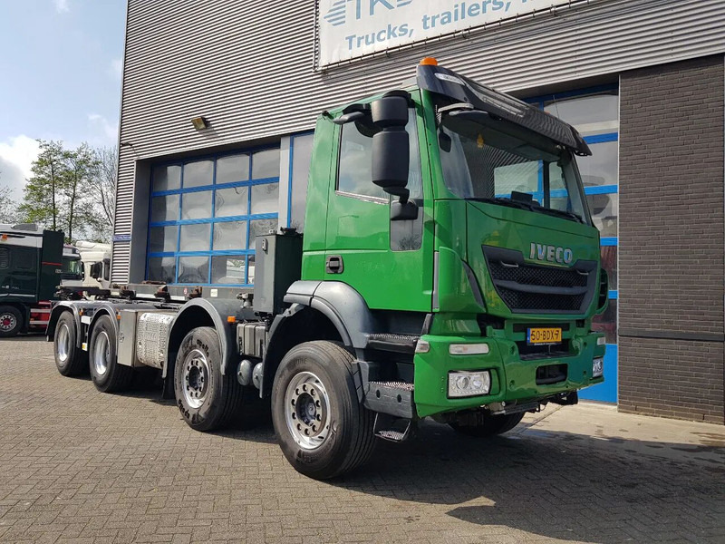 Iveco Stralis 450 8x4 Steel Nieuwe Apk/TÜV 430.000 km kettingsyst 30 t - Camion porte-conteneur/ Caisse mobile: photos 5 Iveco Stralis 450 8x4 Steel Nieuwe Apk/TÜV 430.000 km kettingsyst 30 t - Camion porte-conteneur/ Caisse mobile: photos 5