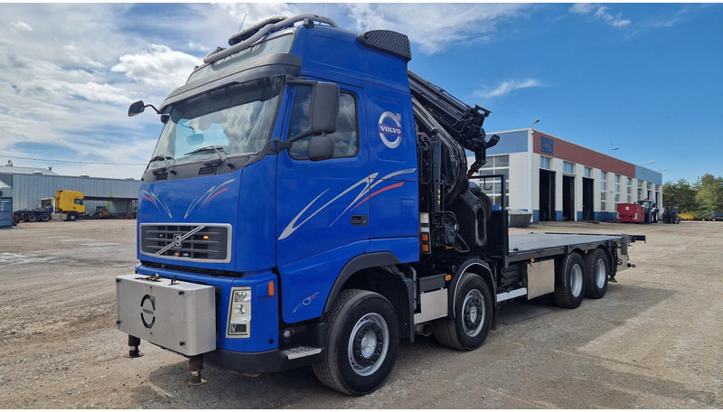 Camion plateau, Camion grue Volvo FH480 8X4 HIAB 800E-6 HiPro + JIB170X5: photos 7