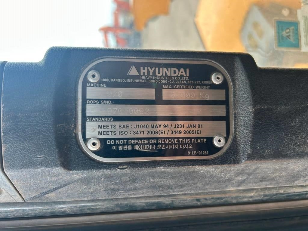 Hyundai HL 970 (Under Preparation) - Chargeuse sur pneus: photos 3 Hyundai HL 970 (Under Preparation) - Chargeuse sur pneus: photos 3