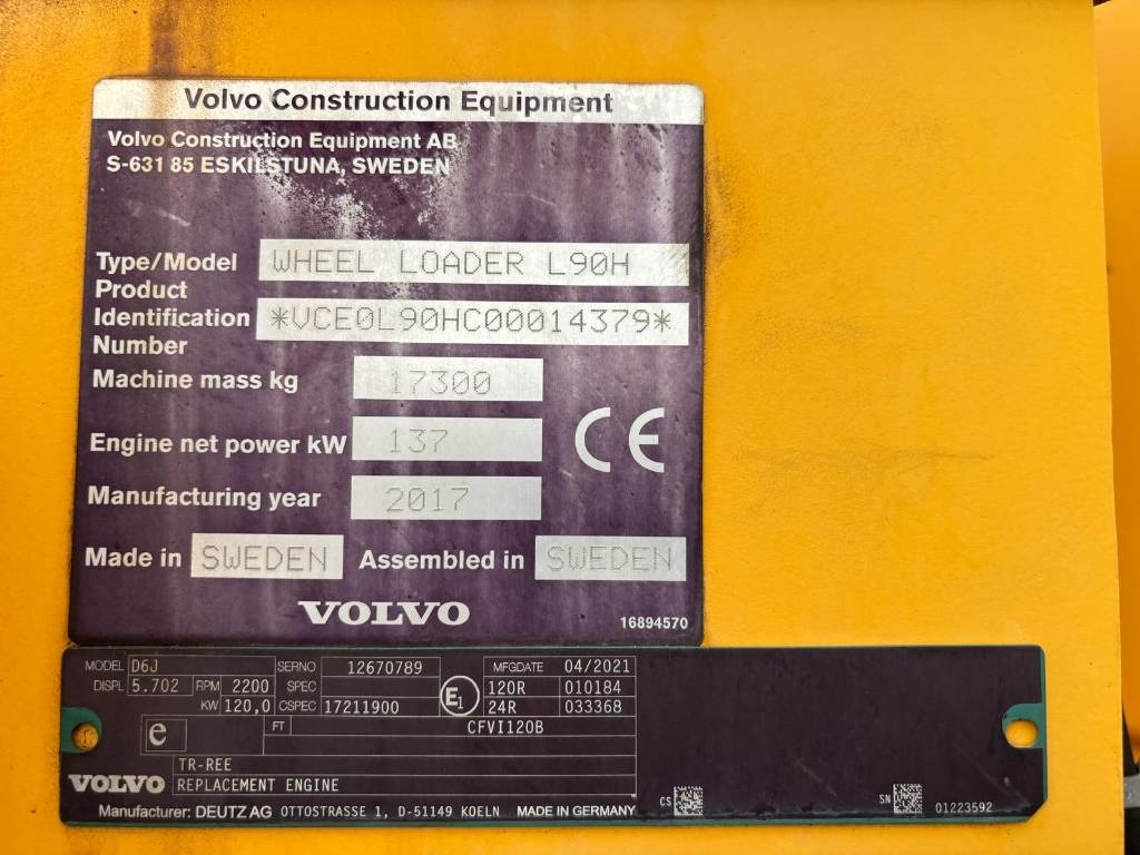 Volvo L 90 H (Under Preparation)  - Chargeuse sur pneus: photos 3 Volvo L 90 H (Under Preparation)  - Chargeuse sur pneus: photos 3
