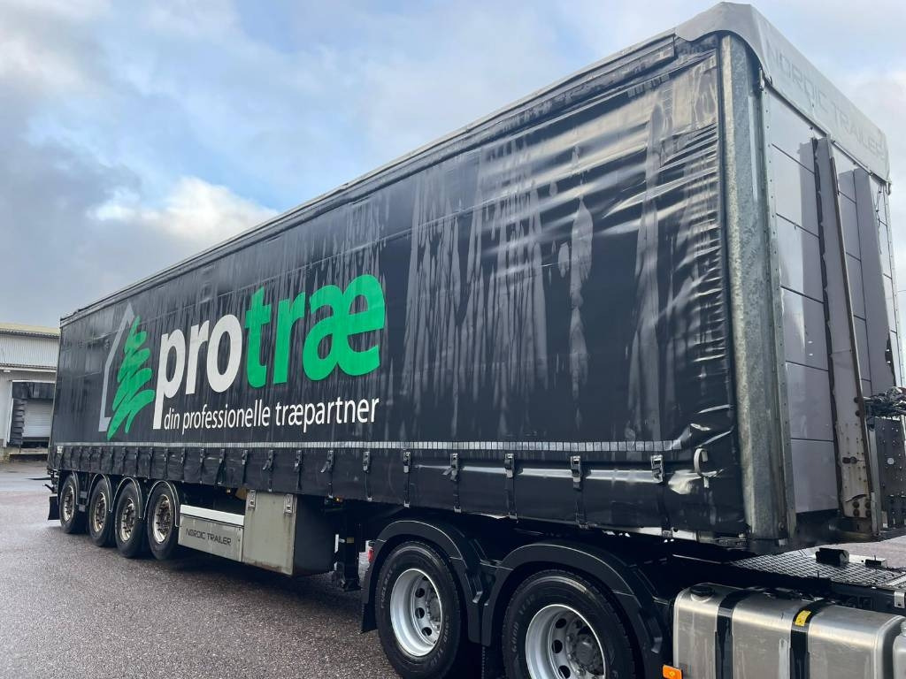 Nordic Trailer 4-aks verhokapelli - Semi-remorque rideaux coulissants: photos 1 Nordic Trailer 4-aks verhokapelli - Semi-remorque rideaux coulissants: photos 1