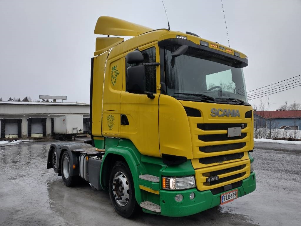 Scania R410 6x2 hydrauliikka, ADR,Euro6 - Tracteur routier: photos 1 Scania R410 6x2 hydrauliikka, ADR,Euro6 - Tracteur routier: photos 1