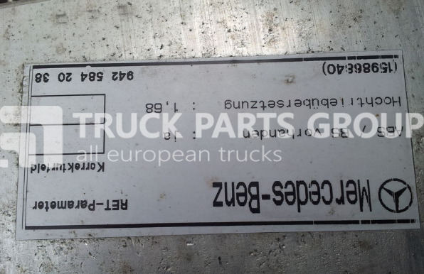 MERCEDES-BENZ Mercedes Actros MP1, MP2, MP3 retarder control unit VOITH, , 534 control unit - Bloc de gestion pour Camion: photos 2 MERCEDES-BENZ Mercedes Actros MP1, MP2, MP3 retarder control unit VOITH, , 534 control unit - Bloc de gestion pour Camion: photos 2