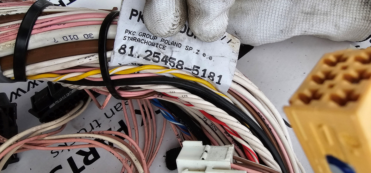 Pièces de rechange pour Camion MAN MAN TGX, TGS EURO6 cable harness with connectors inside cab, full set, wiring set electric support 81254586184, 81254585181, 81254566672, 81254595085, 81254585533, 81254566749: photos 6