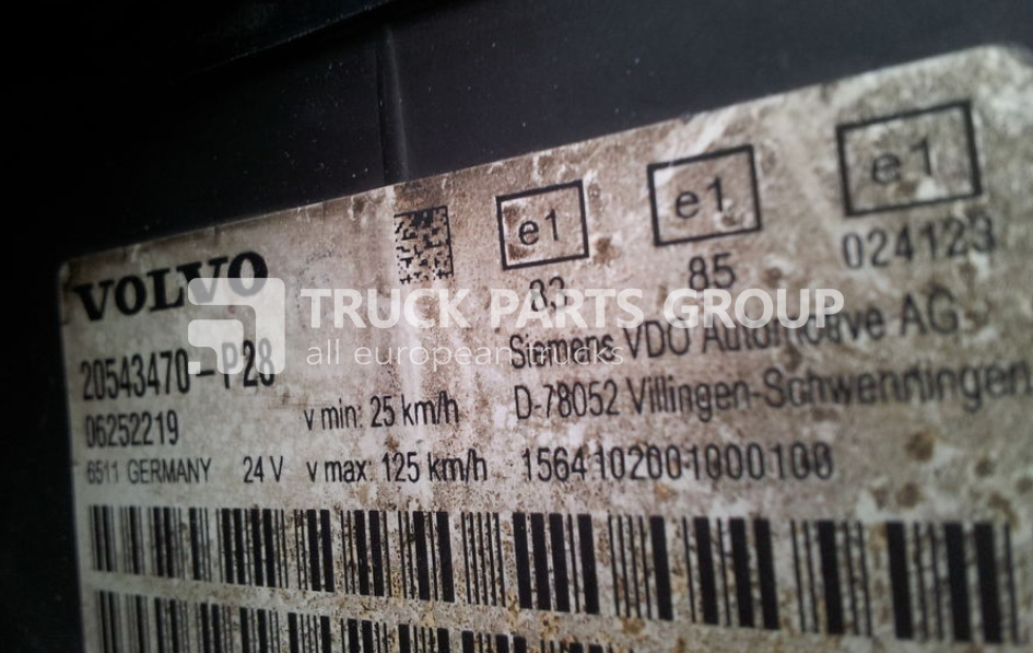 VOLVO FH12, FH13, FM12, FM13, EURO3, EURO4 EURO5 emission instrument p dashboard - Panel de instrumentos pour Camion: photos 5 VOLVO FH12, FH13, FM12, FM13, EURO3, EURO4 EURO5 emission instrument p dashboard - Panel de instrumentos pour Camion: photos 5
