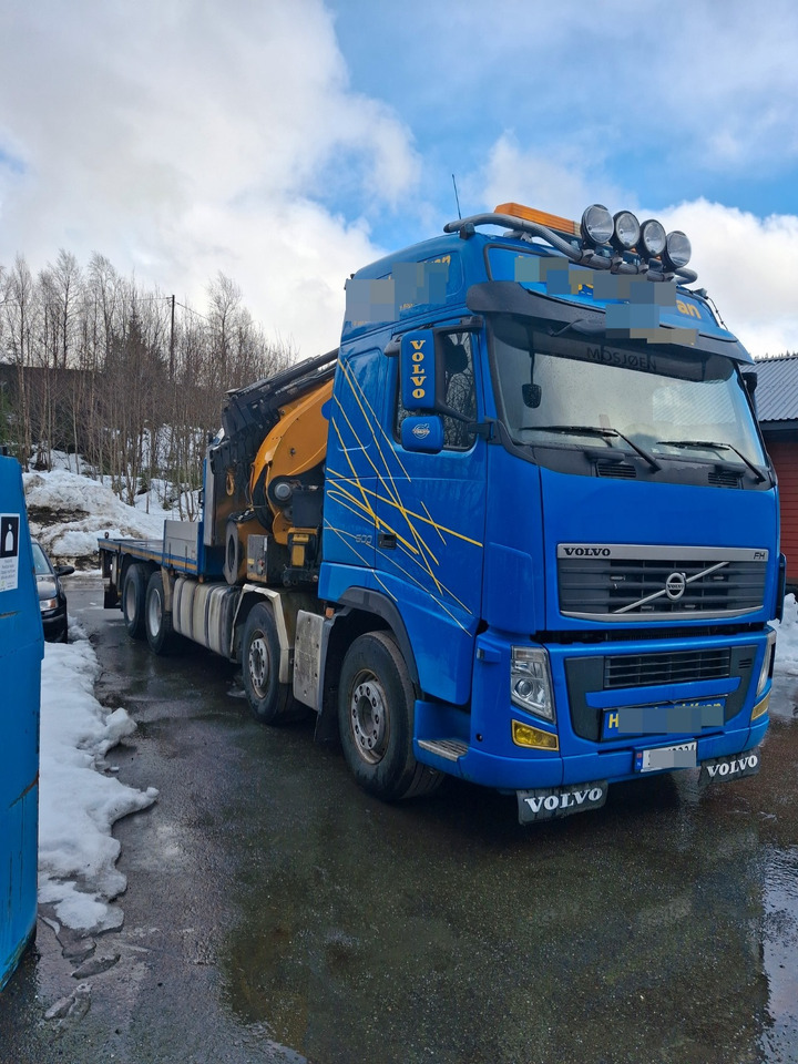 Volvo FH 500 8x2 Retarder Effer 955 S8 +JIB S8 Winch Only 160Tkm - Camion plateau, Camion grue: photos 4 Volvo FH 500 8x2 Retarder Effer 955 S8 +JIB S8 Winch Only 160Tkm - Camion plateau, Camion grue: photos 4