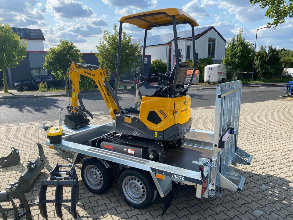 Minibagger BK1000JSR + Tieflader + Zubehör *HERBSTAKTION*INKL.19% MWST*BERGER KRAUS*VERSTELLFAHRWERK* SOFORT!* - Mini pelle: photos 5 Minibagger BK1000JSR + Tieflader + Zubehör *HERBSTAKTION*INKL.19% MWST*BERGER KRAUS*VERSTELLFAHRWERK* SOFORT!* - Mini pelle: photos 5