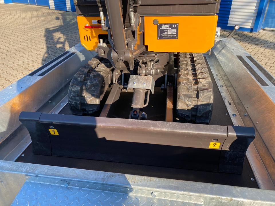 Mini pelle, Remorque Minibagger BK2000NKSR + Tieflader + Zubehör *INKL.19% MWST*BERGER KRAUS*KUBOTA* KLIMA*SCHWENKARM*VERSTELLFAHRWERK*: photos 7