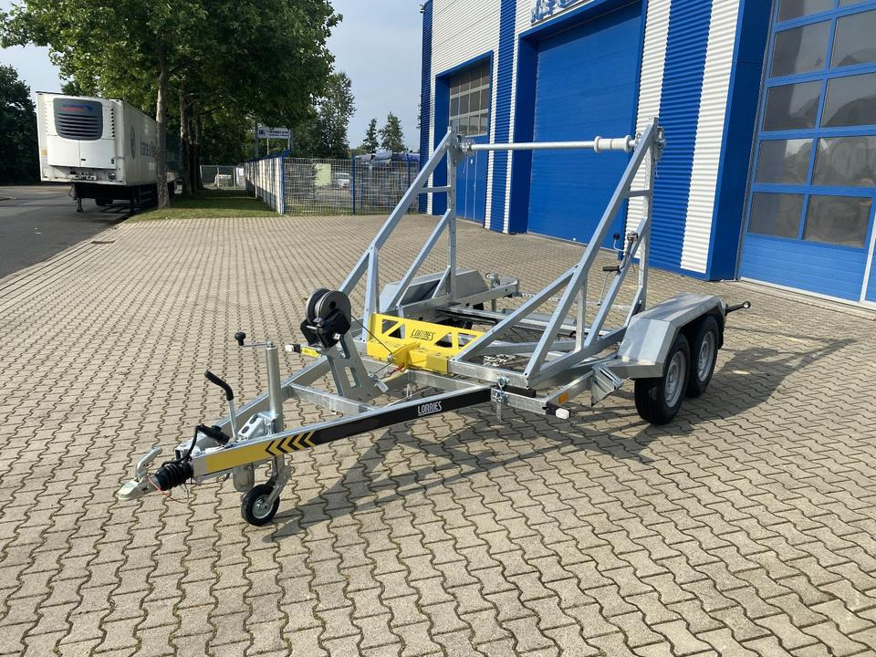 Vermietung / Kabelanhänger 3500KG / Nutzlast 2825KG / Kabeltrommel-Anhänger / Glasfaser/ 3 Tage - Remorque porte-touret: photos 3 Vermietung / Kabelanhänger 3500KG / Nutzlast 2825KG / Kabeltrommel-Anhänger / Glasfaser/ 3 Tage - Remorque porte-touret: photos 3