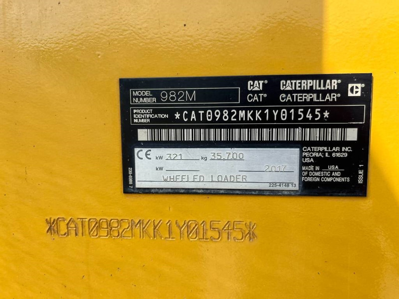 Cat 982M - Chargeuse sur pneus: photos 5 Cat 982M - Chargeuse sur pneus: photos 5
