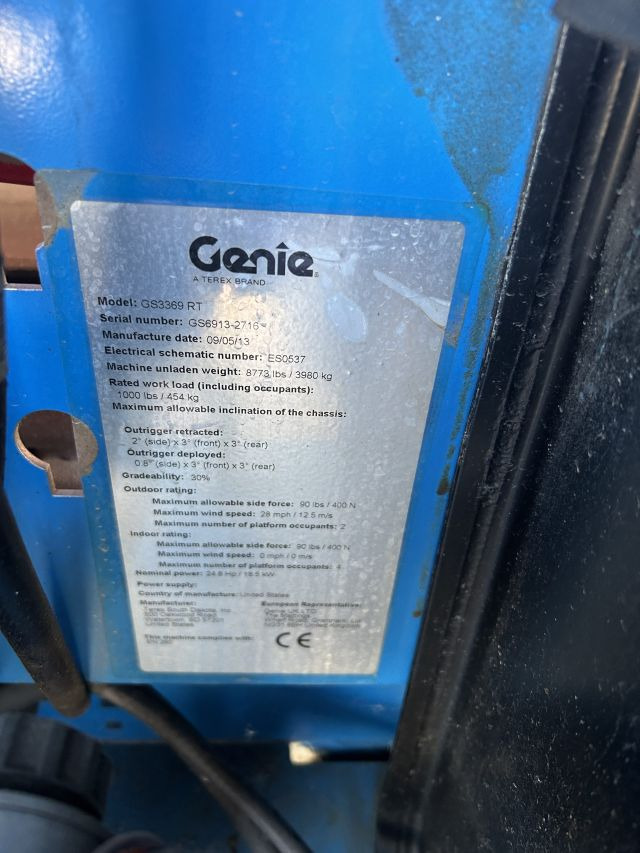 GENIE GS3369RT - Nacelle ciseaux: photos 4 GENIE GS3369RT - Nacelle ciseaux: photos 4