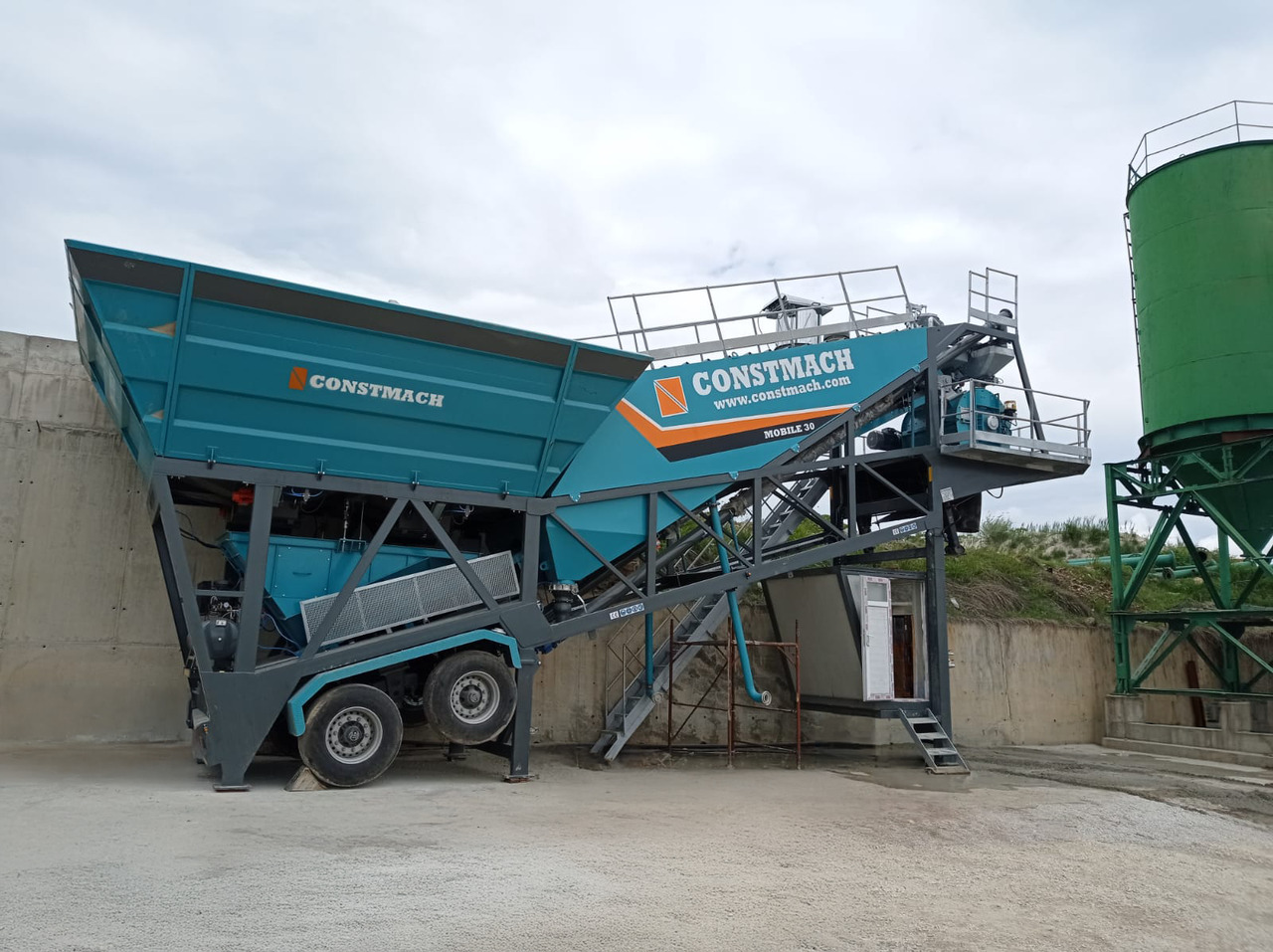 Constmach Mobile Betonmischanlage mit 30 m³/h - Centrale à béton: photos 3 Constmach Mobile Betonmischanlage mit 30 m³/h - Centrale à béton: photos 3