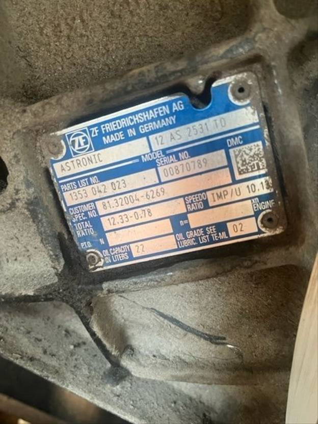 ZF 12AS2531 TD MAN TGA - Boîte de vitesse pour Camion: photos 5 ZF 12AS2531 TD MAN TGA - Boîte de vitesse pour Camion: photos 5