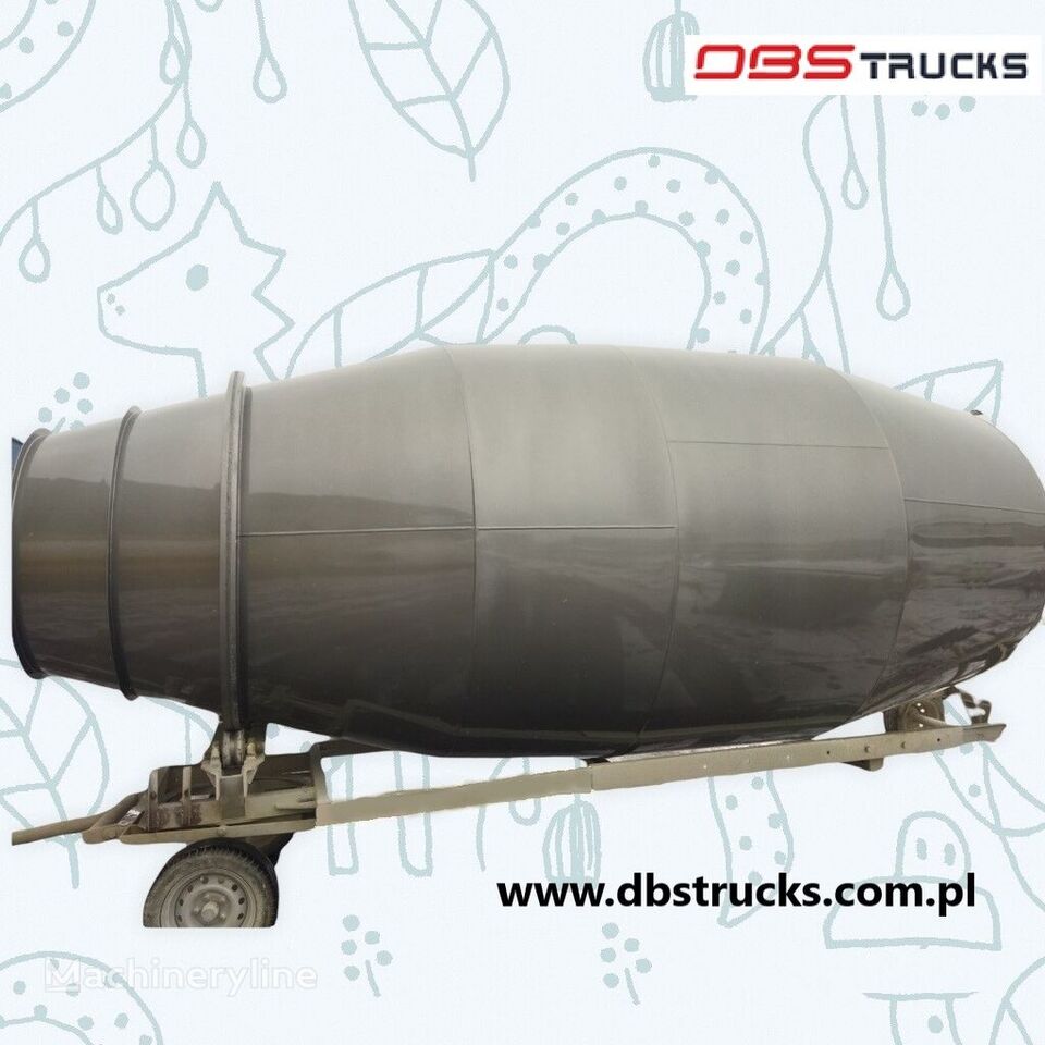 New Concrete mixer drum 7-12 m3, drums, trommel - Tambour malaxeur: photos 4 New Concrete mixer drum 7-12 m3, drums, trommel - Tambour malaxeur: photos 4