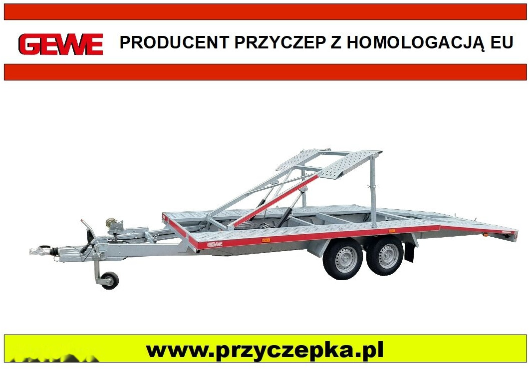 Gewe Laweta piętrowa, hydrauliczna, L3500 F/1 - Remorque porte-voitures: photos 1 Gewe Laweta piętrowa, hydrauliczna, L3500 F/1 - Remorque porte-voitures: photos 1