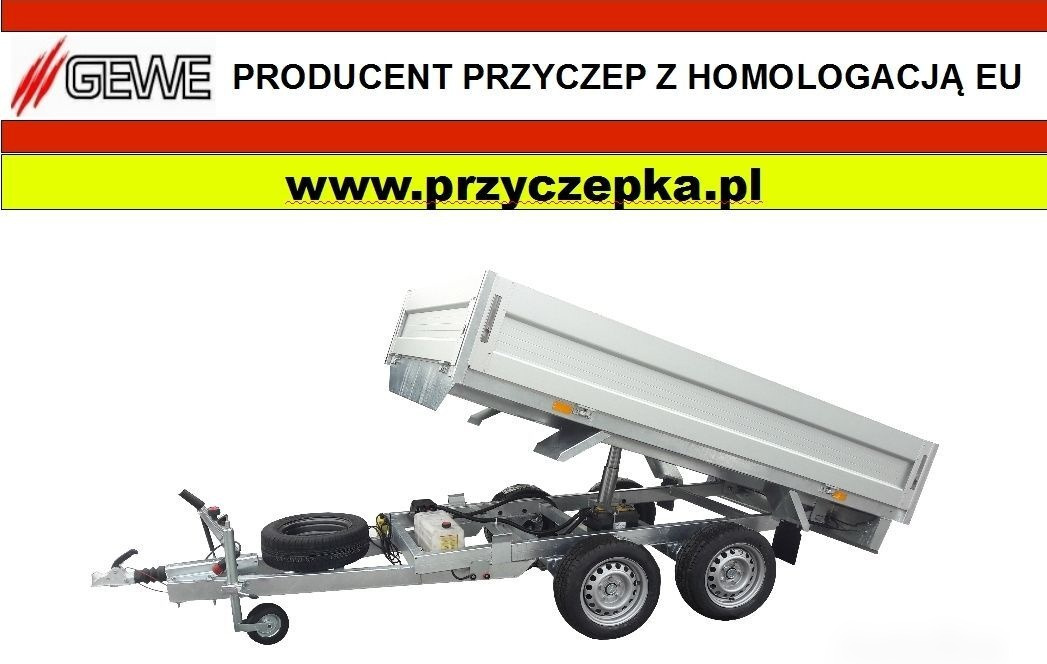 Gewe P3500 F/3 Kiper elektryczny, wywrot do tyłu - Remorque benne: photos 1 Gewe P3500 F/3 Kiper elektryczny, wywrot do tyłu - Remorque benne: photos 1