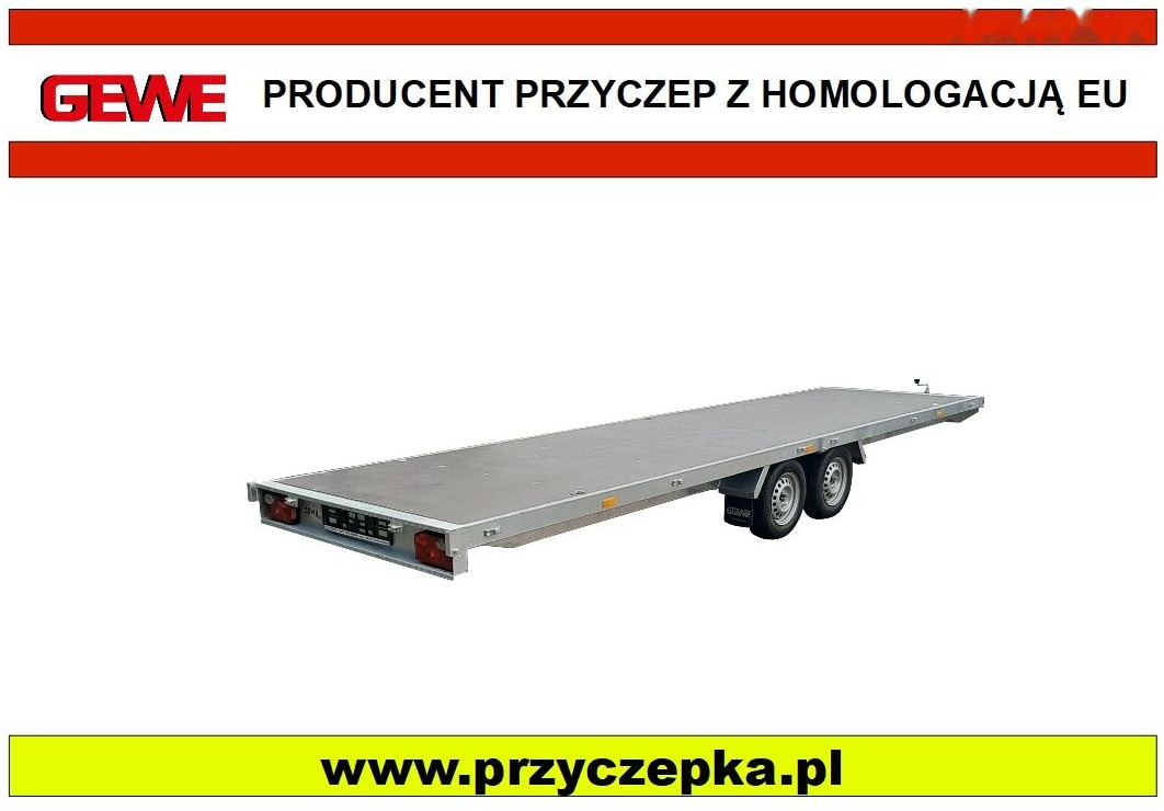 Gewe PD750 C, długość 6 m - Remorque plateau: photos 1 Gewe PD750 C, długość 6 m - Remorque plateau: photos 1