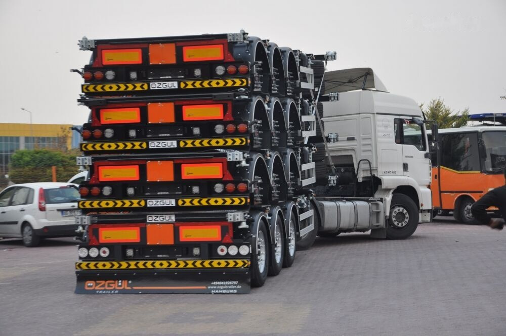 Özgül TELESCOBIC HIGH CUBE CONTAINER CHASSIS - Semi-remorque porte-conteneur/ Caisse mobile: photos 4 Özgül TELESCOBIC HIGH CUBE CONTAINER CHASSIS - Semi-remorque porte-conteneur/ Caisse mobile: photos 4