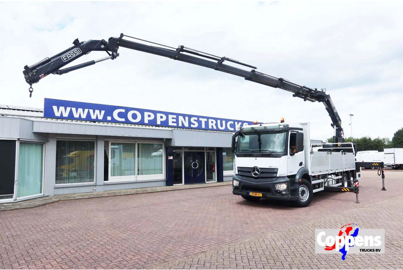 Mercedes-Benz ANTOS 2830 Kraanwagen open Laadbak Fassi F295 + FLY-JIB - Camion grue: photos 1 Mercedes-Benz ANTOS 2830 Kraanwagen open Laadbak Fassi F295 + FLY-JIB - Camion grue: photos 1