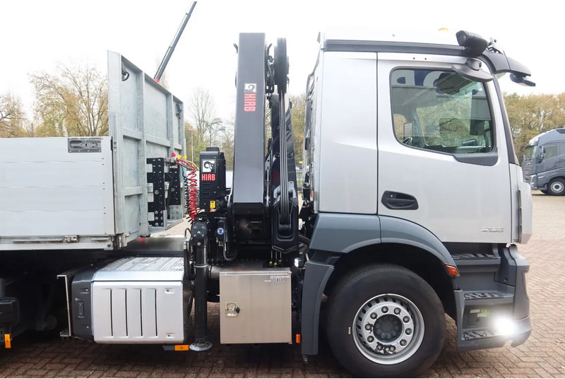 Camion grue Mercedes-Benz Actros 2133 L Trekker + Hiab Kraan met City Trailer: OT-92-VD: photos 12