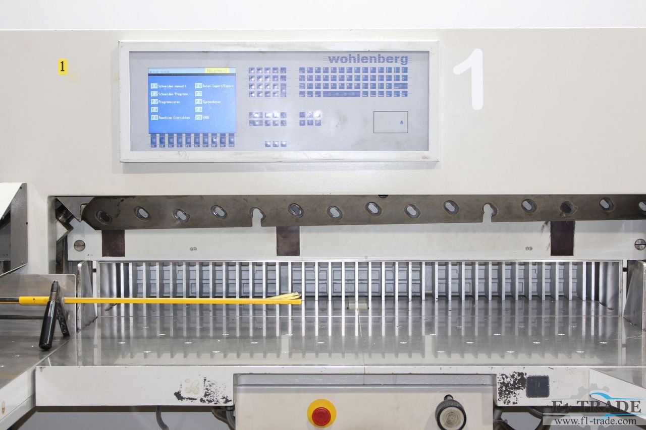 Wohlenberg 137 CUT-Tec - Massicot: photos 4 Wohlenberg 137 CUT-Tec - Massicot: photos 4