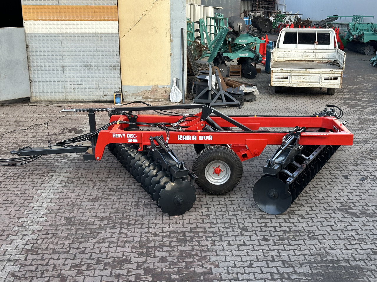 Cover crop neuf SOIL MASTER FOLDABLE TYPE GOBLE DISC HARROW: photos 16