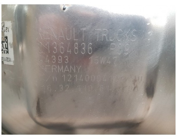 Katalysator SCR Euro 6 Renault Gama K - 21364836 21427939 - Catalyseur pour Camion: photos 3 Katalysator SCR Euro 6 Renault Gama K - 21364836 21427939 - Catalyseur pour Camion: photos 3