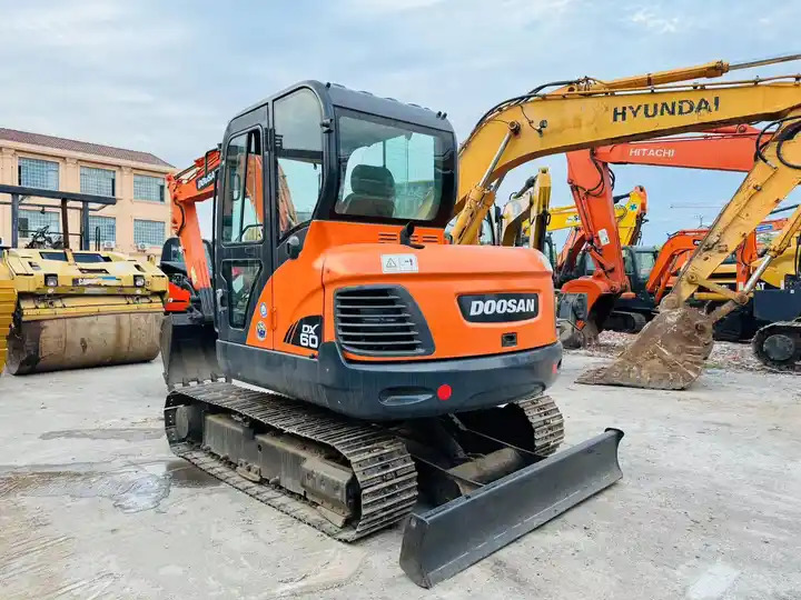 Pelle sur chenille 6t Small Excavator,Mini Excavating Machine Korea Doosan Used Excavators Doosan Dx60 For Sale In Shanghai: photos 6