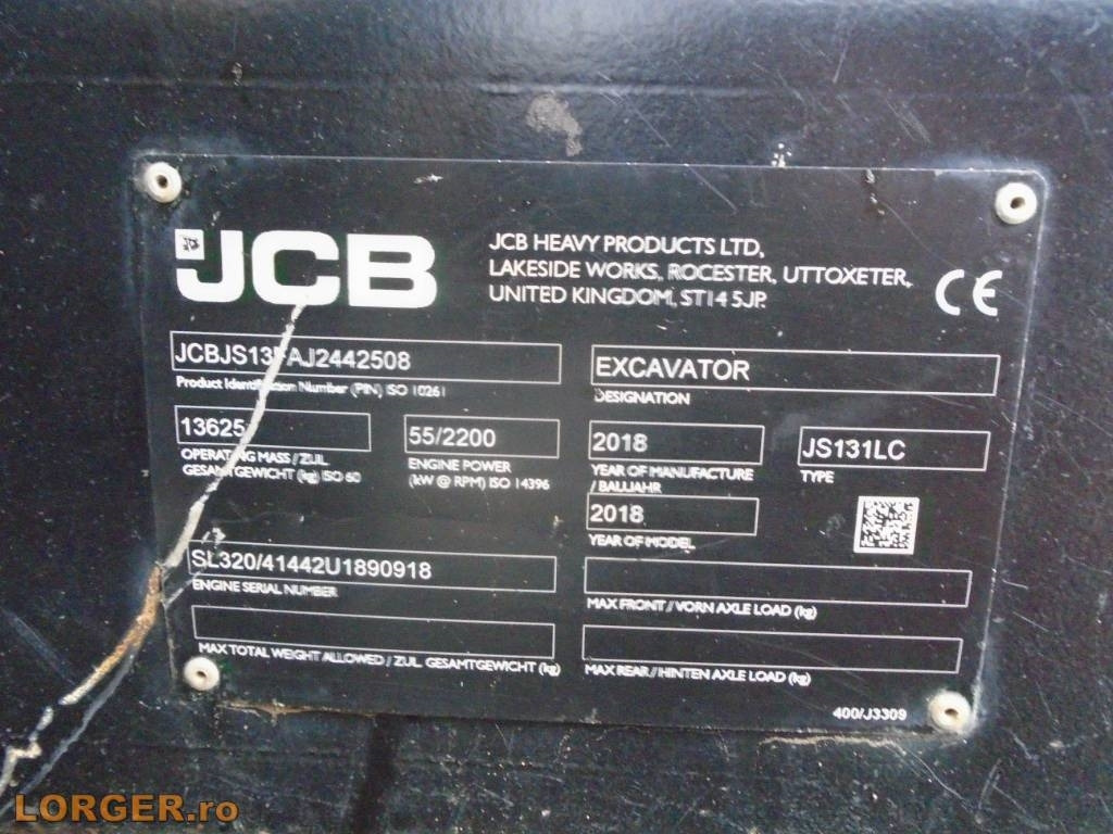 JCB JS 131 LC - Pelle sur chenille: photos 3 JCB JS 131 LC - Pelle sur chenille: photos 3