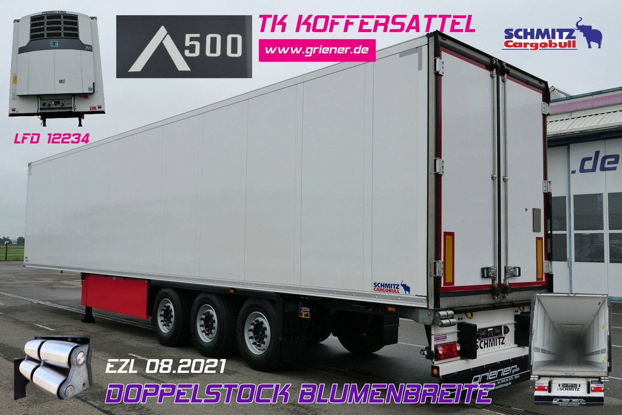 Schmitz Cargobull SKO 24/DOPPELSTOCK BLUMEN TK A500 DRP FP 45 - Semi-remorque fourgon: photos 1 Schmitz Cargobull SKO 24/DOPPELSTOCK BLUMEN TK A500 DRP FP 45 - Semi-remorque fourgon: photos 1