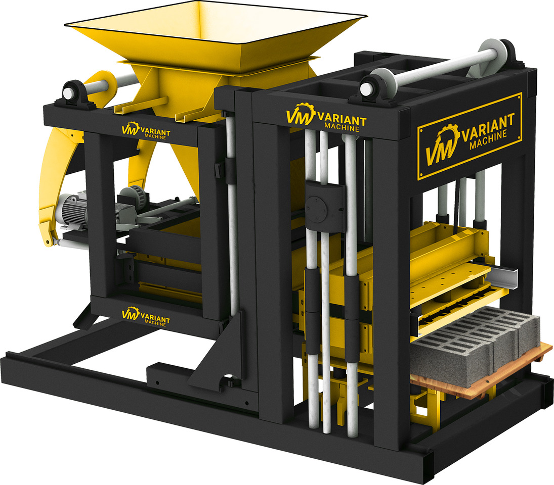 Pondeuse à parpaing Block Macking Machine | 3.000 Concrete Block - 255 m² Paving Block | 30.000 USD: photos 6