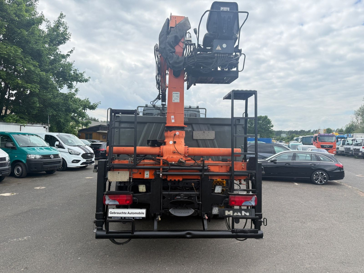 MAN TGA 18.350 Kran Terex - Camion benne, Camion grue: photos 4 MAN TGA 18.350 Kran Terex - Camion benne, Camion grue: photos 4