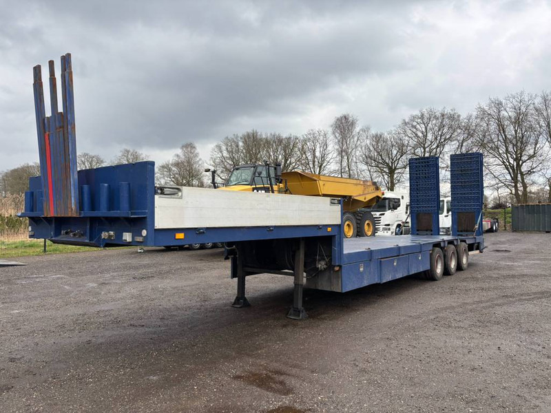 Broshuis Lowloader tieflader 3 assen leaf spring, laadklep - Semi-remorque surbaissé: photos 2 Broshuis Lowloader tieflader 3 assen leaf spring, laadklep - Semi-remorque surbaissé: photos 2