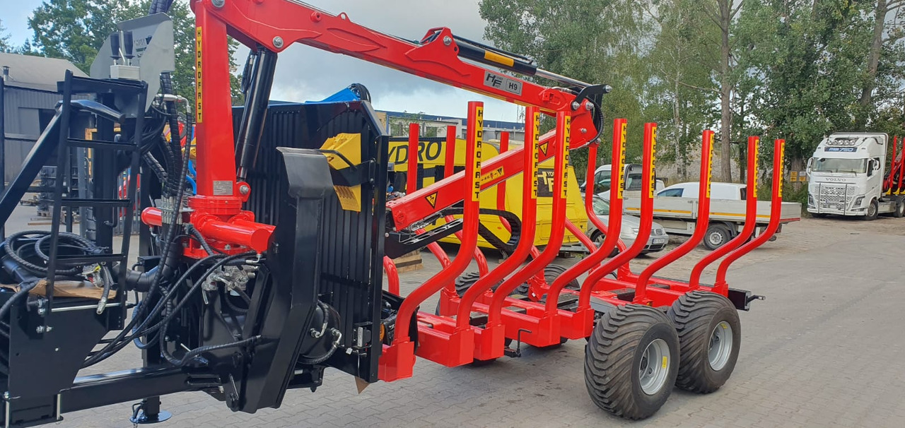 HYDROFAST Przyczepa leśna / Timber trailer / Holzanhänger / Remorque à bois / Remolque para madera - Remorque forestière: photos 4 HYDROFAST Przyczepa leśna / Timber trailer / Holzanhänger / Remorque à bois / Remolque para madera - Remorque forestière: photos 4