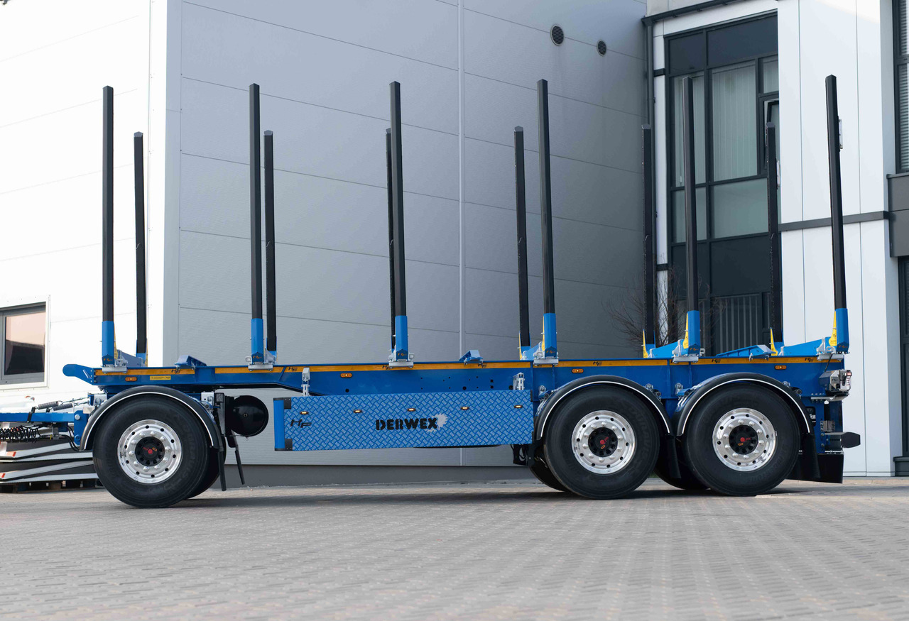 Hydrofast Przyczepa 3 - osiowa / 3 axles trailer for timber transport / 3 Achsen Anhänger für Holztransport - Remorque grumier: photos 1 Hydrofast Przyczepa 3 - osiowa / 3 axles trailer for timber transport / 3 Achsen Anhänger für Holztransport - Remorque grumier: photos 1