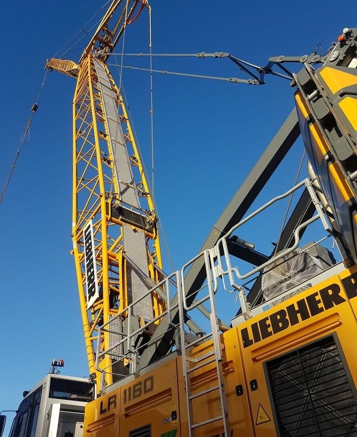 Liebherr LR 1160 - Grue sur chenilles: photos 3 Liebherr LR 1160 - Grue sur chenilles: photos 3