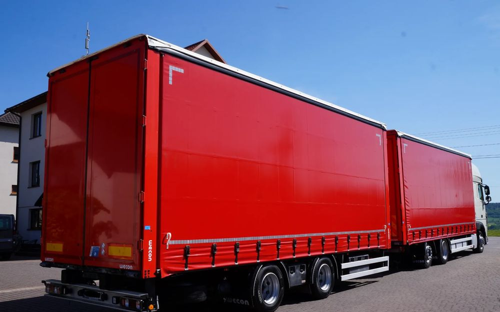 DAF XF 480 EURO 6 ZESTAW TANDEM PRZEJAZDOWY 120 M3 7,8 M + 7,8 M WECON - Camion à rideaux coulissants: photos 4 DAF XF 480 EURO 6 ZESTAW TANDEM PRZEJAZDOWY 120 M3 7,8 M + 7,8 M WECON - Camion à rideaux coulissants: photos 4