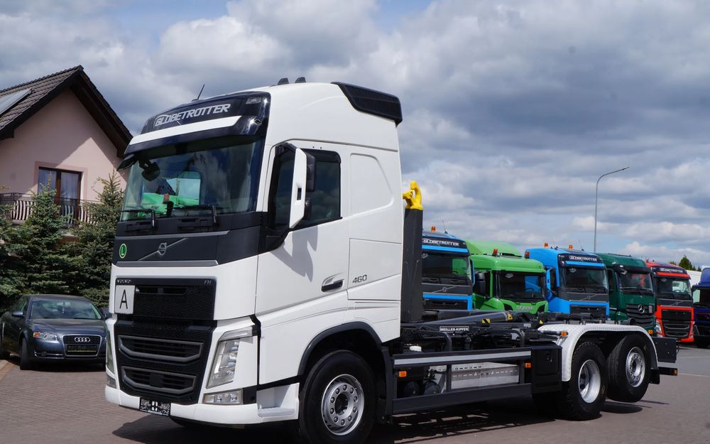 Volvo FH 460 6X2 HAKOWIEC MEILLER RK 20.70 OŚ SKRĘTNA I PODNOSZONA - Camion ampliroll: photos 1 Volvo FH 460 6X2 HAKOWIEC MEILLER RK 20.70 OŚ SKRĘTNA I PODNOSZONA - Camion ampliroll: photos 1
