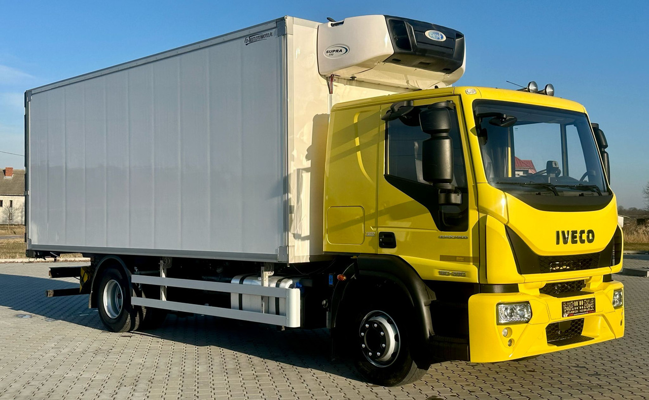 IVECO EUROCARGO 160-280 / CHŁODNIA / 6.1 M DŁUGOŚCI / 15 EUROPALET / AUTOMAT / SYPIALKA / NISKI PRZEBIEG / 16 TON DMC / CARRIER SPALINOWO - ELEKTRYCZNY / 2018 ROK - Camion frigorifique: photos 1 IVECO EUROCARGO 160-280 / CHŁODNIA / 6.1 M DŁUGOŚCI / 15 EUROPALET / AUTOMAT / SYPIALKA / NISKI PRZEBIEG / 16 TON DMC / CARRIER SPALINOWO - ELEKTRYCZNY / 2018 ROK - Camion frigorifique: photos 1