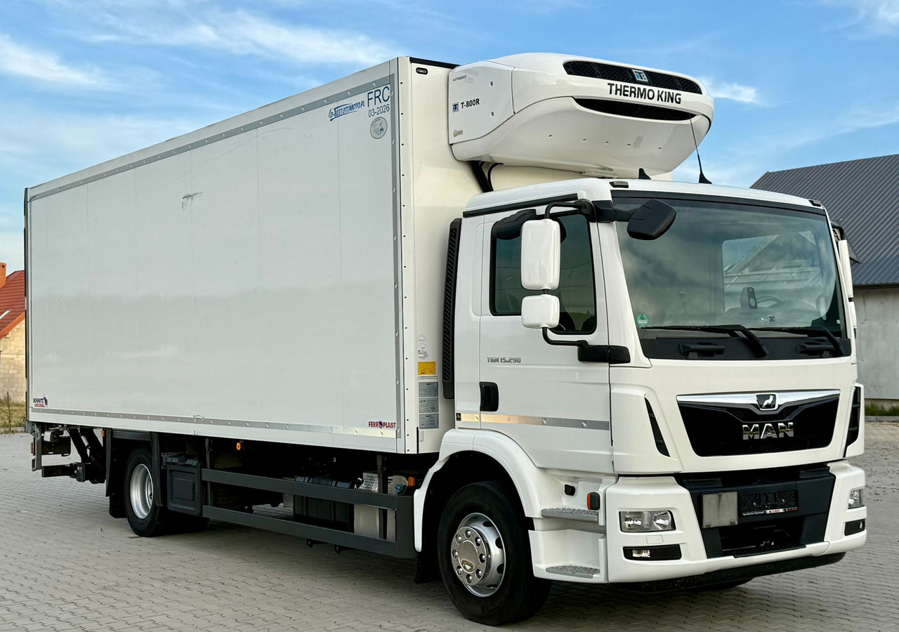 MAN TGM 15.290 / CHŁODNIA / WINDA / SCHMITZ / 18 PALET / AUTOMAT / NISKI PRZEBIEG / 2020 ROK / EURO 6 - Camion frigorifique: photos 1 MAN TGM 15.290 / CHŁODNIA / WINDA / SCHMITZ / 18 PALET / AUTOMAT / NISKI PRZEBIEG / 2020 ROK / EURO 6 - Camion frigorifique: photos 1