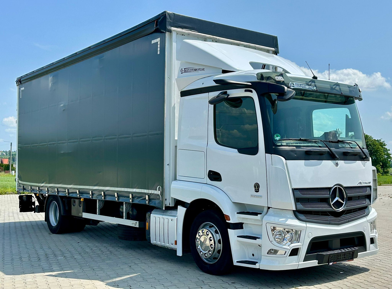MERCEDES-BENZ ACTROS 1833 / FIRANKA / WINDA / 18 PALET / AUTOMAT / 310 TYS KM / DUŻY SILNIK / 2020 ROK / SYPIALKA - Camion à rideaux coulissants: photos 1 MERCEDES-BENZ ACTROS 1833 / FIRANKA / WINDA / 18 PALET / AUTOMAT / 310 TYS KM / DUŻY SILNIK / 2020 ROK / SYPIALKA - Camion à rideaux coulissants: photos 1