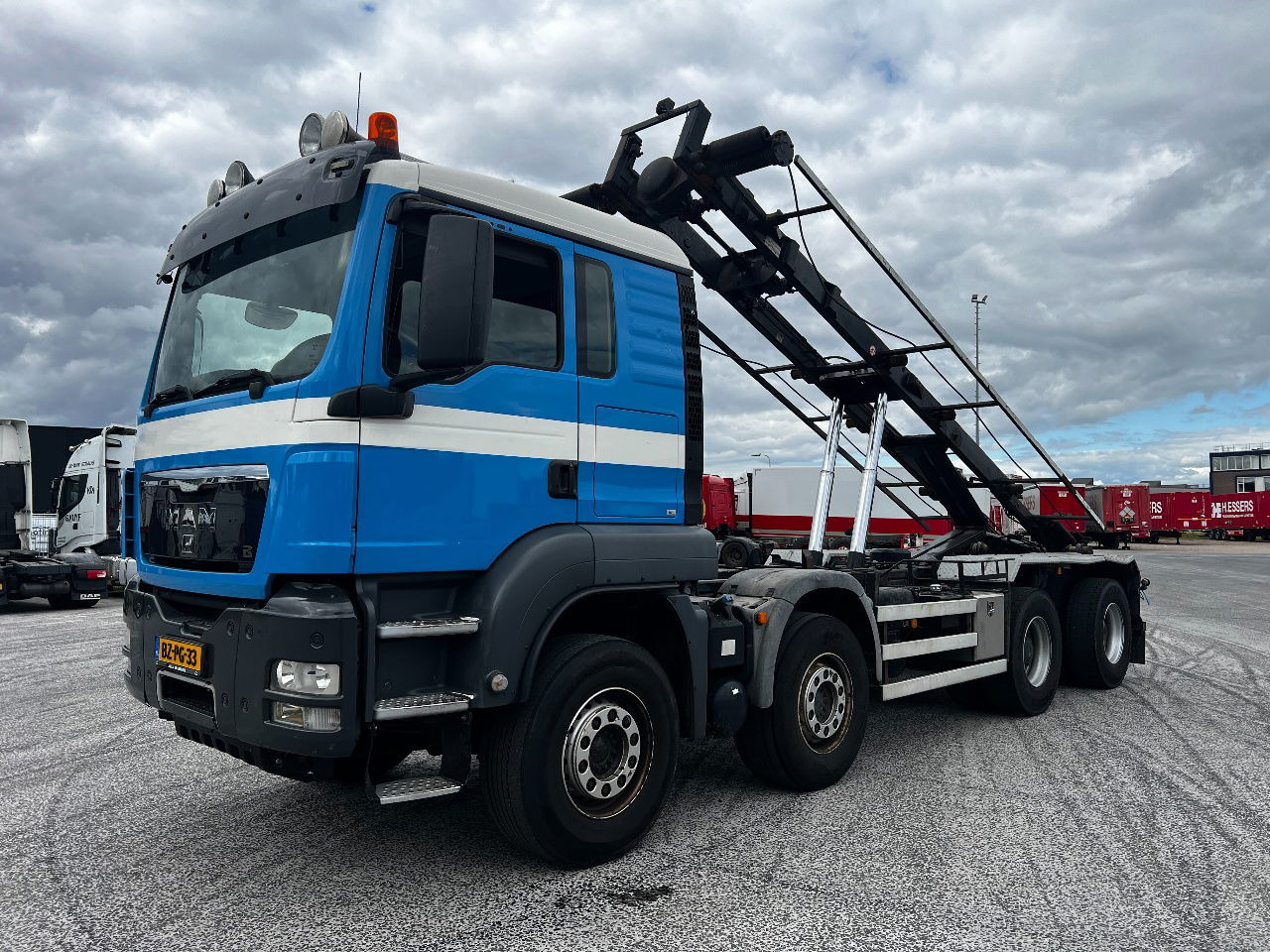 Camion porte-conteneur/ Caisse mobile MAN TGS 41.480 8x4, Retarder, Euro 5: photos 1