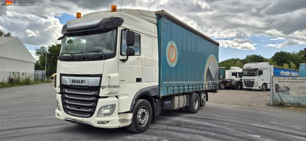 Daf XF 450 FAR 6x2, Liftachse Schiebeplane, Edscha - Camion à rideaux coulissants: photos 1 Daf XF 450 FAR 6x2, Liftachse Schiebeplane, Edscha - Camion à rideaux coulissants: photos 1